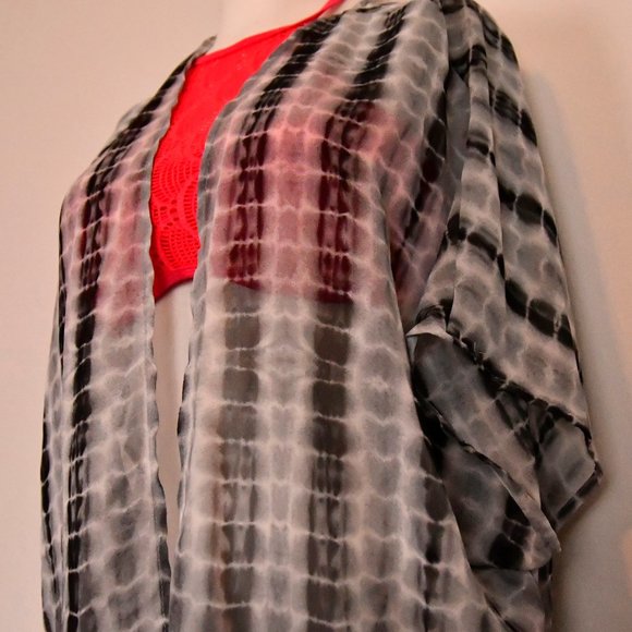 BOGO Joe Boxer Tie Dye Sheer Kimono - Picture 3 of 5